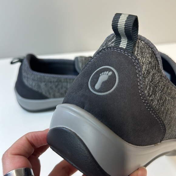 Orthofeet 822 Quincy Stretch Gray Orthotic Slip On Shoes Womens 11X-Wide (2E) - Picture 15 of 15